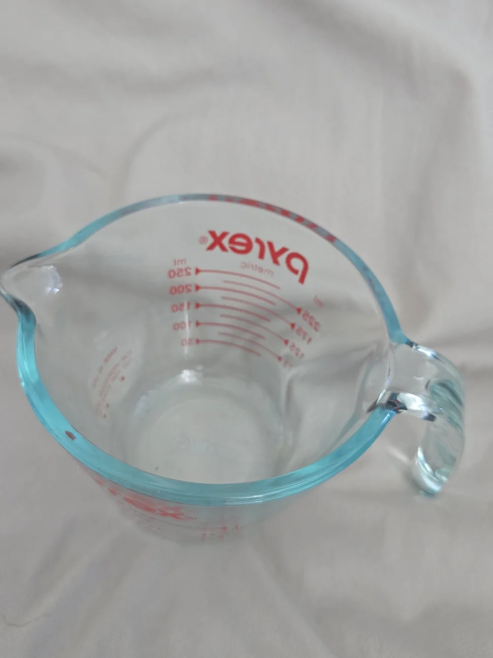 Pyrex clear glass